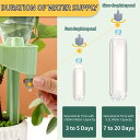 angoit 個 セルフ散水スパイク 鉢植え用 自動植物散水システムデバイス 調節可能なコントロールバルブスイッチ付き灌漑システム 庭の植物 屋内 屋外, -plant-watering spikes