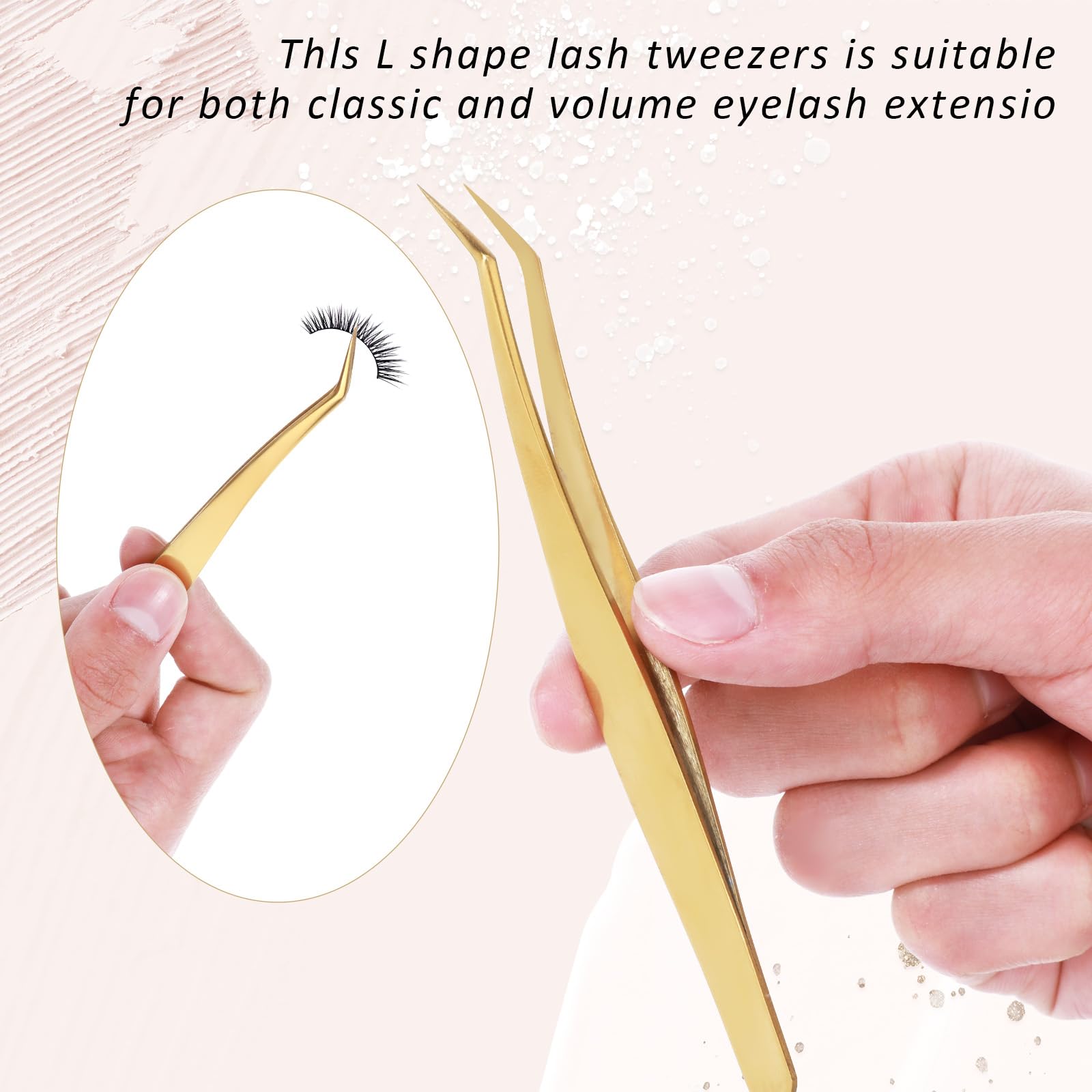 まつげエクステ用ラッシュピンセット 個 ステンレススチール まつげピンセット ストレート カーブ ステ..