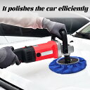 ピース車ポリッシングパッドカバーセットクリーニングクロスセット、カーワキシングバッファー、ポリッシングとワキシングクリーニングキャップ、ファイバーワキシングセット、ポリッシングクロスセット( - インチ)