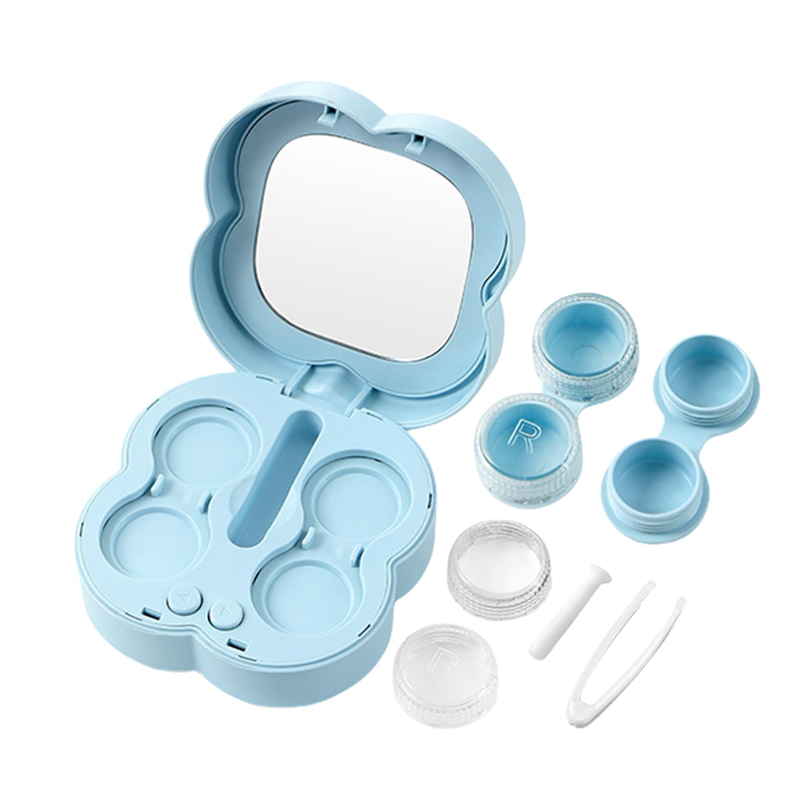 超音波レンズクリーナー,超音波で素早いソフトレンズクリーニングツール | 男女兼用 旅行 出張 通勤用 浸漬ケース