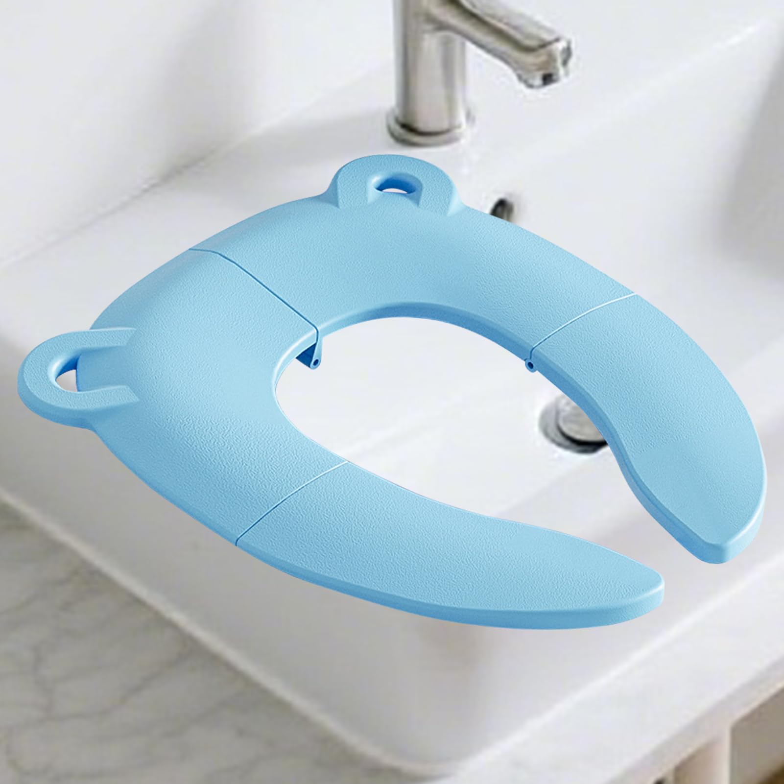 幼児用便座 - 折りたたみ式ポータブルトイレ子供用便座 | 旅行/夏休み/ビーチ/キャンプ/旅行/レストランに長持ちする家庭用日用品。