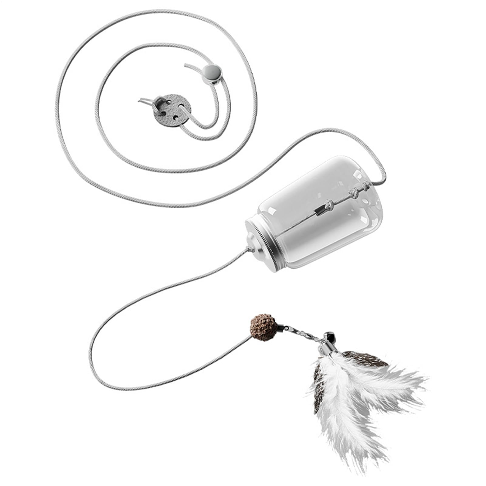 猫用おやつディスペンサートイ - 猫用おやつパズルトイ | スマートで楽しい刺激 退屈防止 餌やり運動 屋内屋外ホーム用