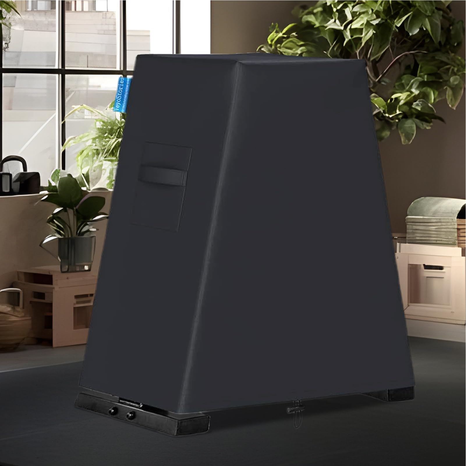 ダンベルラックカバー - 防水重量スタンドカバー,調整可能 保護 フィットネス機器用プロテクター ホー..