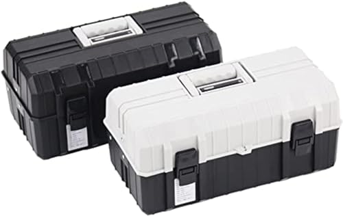 プラスチック製ツールボックツールボックス 折りたたみ式 収納ボックス 工具 収納ケース 人気 段式 大容量 取っ手付 工具入れ ボックス ( * * . cm, . * . * . cm) (Color : A, Size : * * . cm)