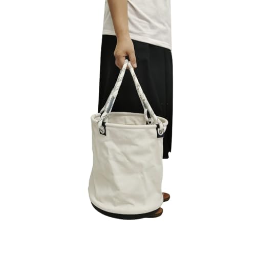 キャンバス 電工バケツ × m kg耐荷重 プラスチック底釘ボルト ツールオーガナイザー メンテナンス作業 ..