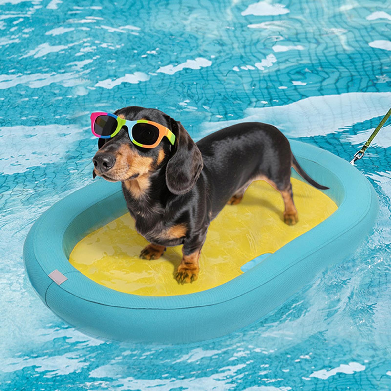 犬用フロート - 安定したサポートペット用フロートラフト,軽量パピー浮きマット屋外ウォータープレイ用川庭湖