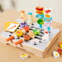 【木製おままごとセット】バーベキューおもちゃ BBQ おままごと キッチンセットおもちゃ キッチン玩具 料理ごっこ遊び 調味料 食器 食材 キッチンセット 親子遊び ごっこ遊びクッキングトイ 女の子 男の子 幼児用知育玩具 入園祝い 誕生日プレゼント 贈り物