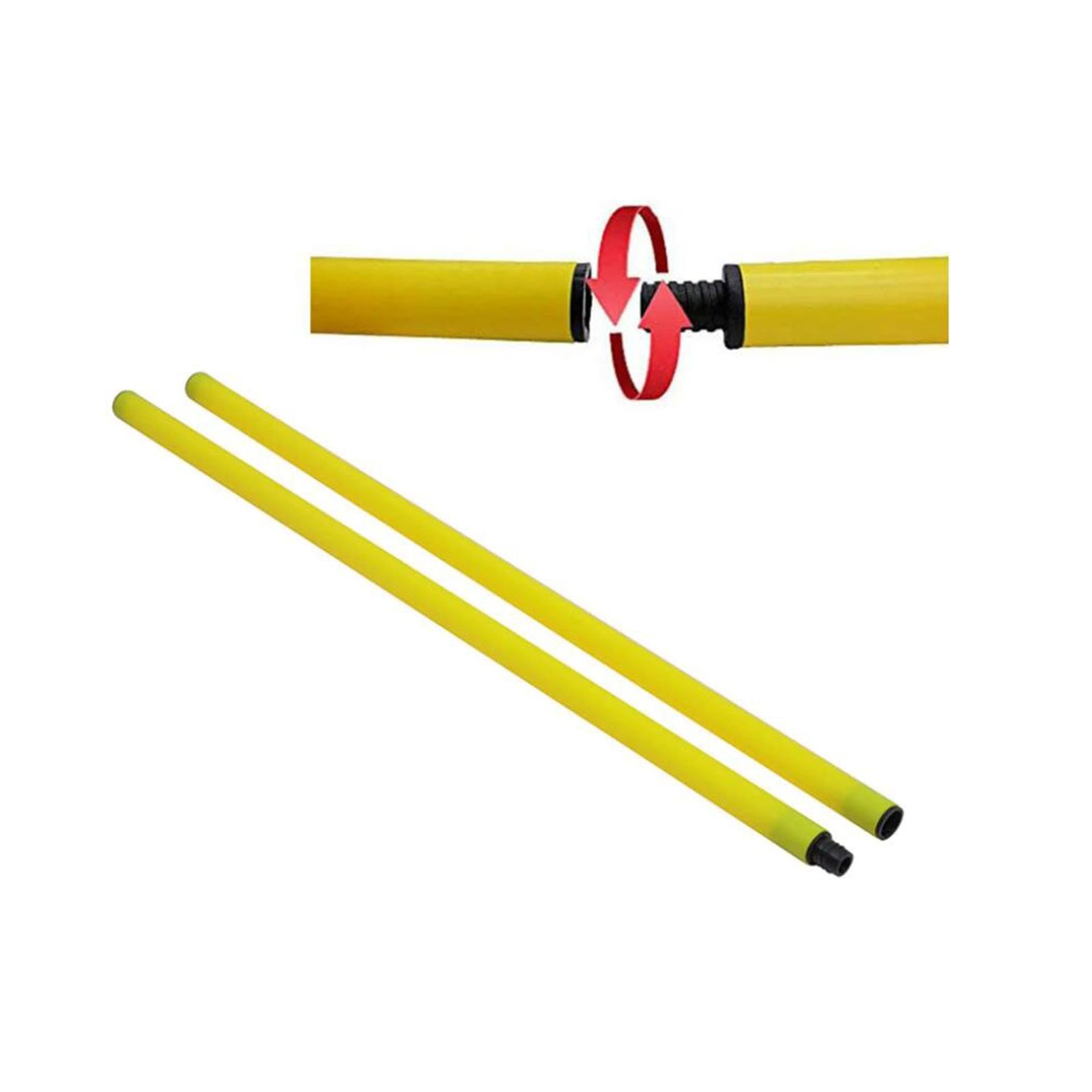 サッカーコーナーフラッグ サッカー アジリティ トレーニング ポール サッカー トレーニング用品 サッ..