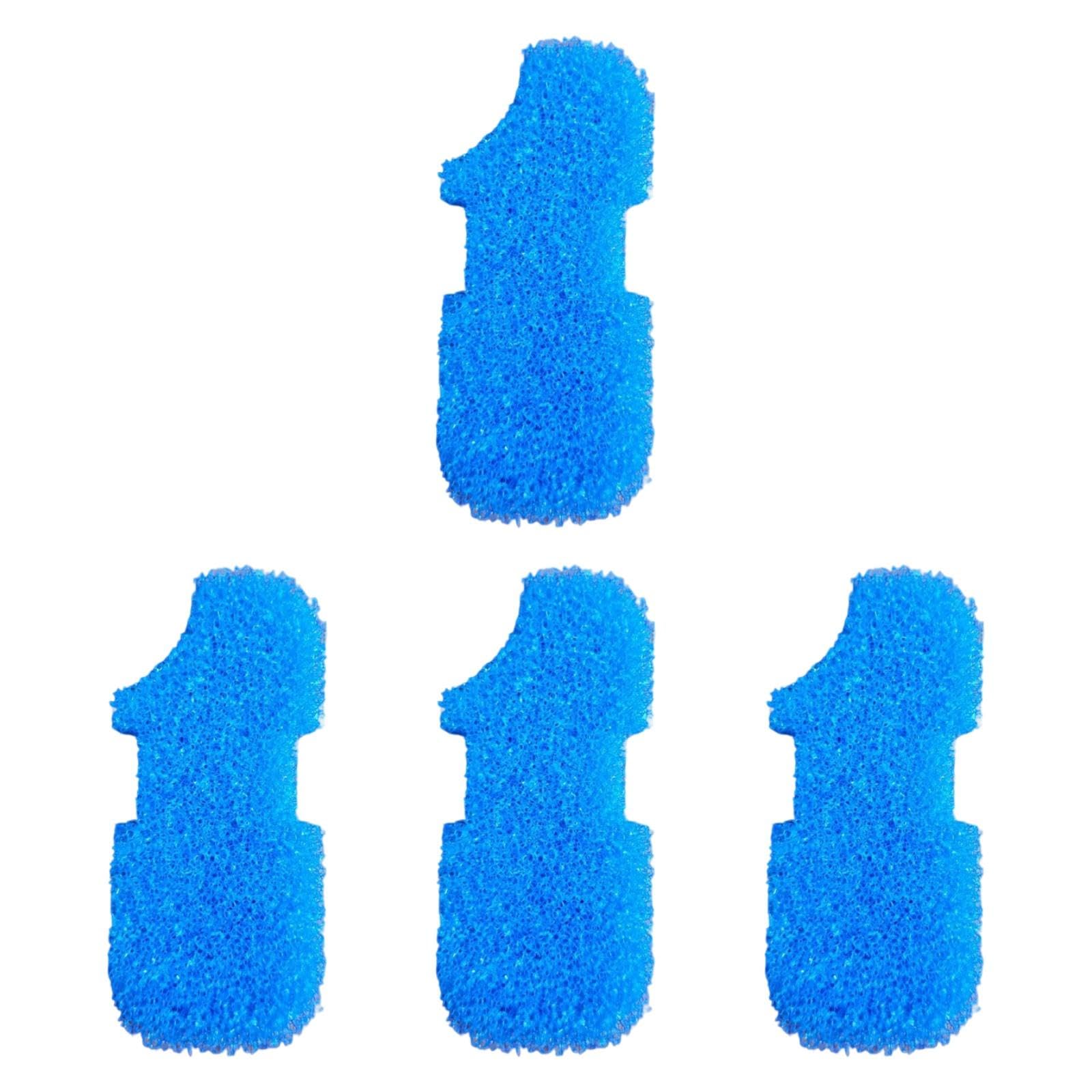 LOL-FUN 4 個入り 水槽用フォームフィルターパッド 生化学フォーム 再利用可能スポンジ 浄水洗浄用品 アクセサリー