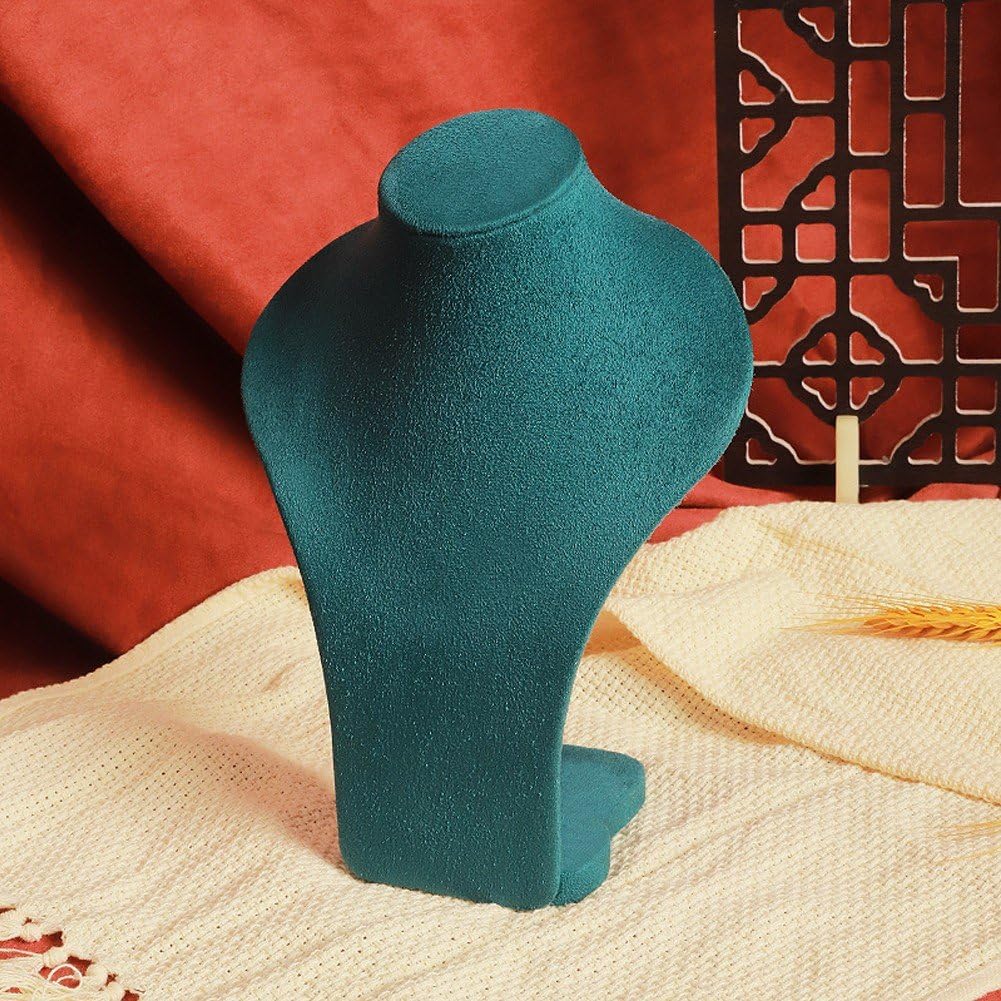 ジュエリーホルダー バスト型 ジュエリースタンド ネックレスホルダー マネキン モデル ディスプレイスタンド イヤリング ネックレス ペンダント ジュエリー ショー用（ベージュ）