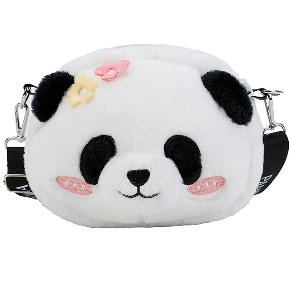ぬいぐるみパンダバッグ かわいい 漫画 パンダ ぬいぐるみバッグ クロスボディバッグ ショルダーバッグ 携帯電話バッグ ランドセル スタイリングパック 財布 子供のサムネイル