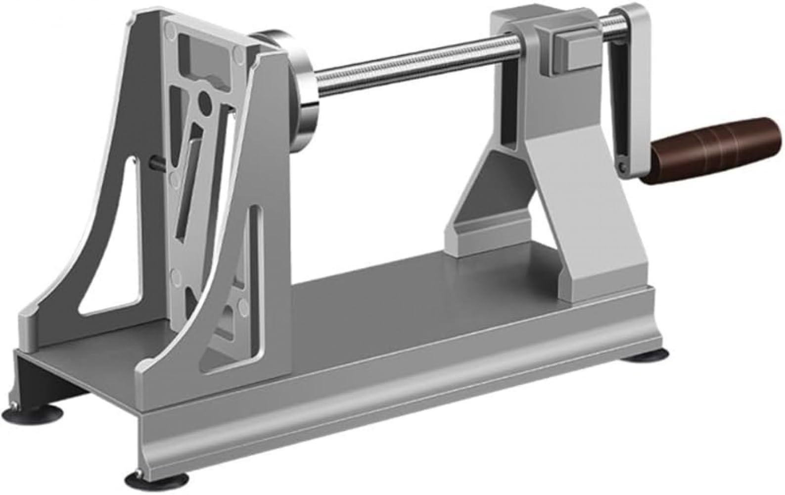 多機能アルミ製回転式ハンドクランクスライサー ニンジン・キャベツ薄切りに最適 厚さ調整可能な野菜ス..
