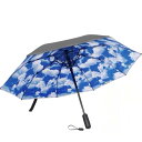 「扇風機付き折り畳み日傘」完全遮光 UV カット 晴雨兼用 送風機能付き 遮光・遮熱 大きいサイズ 軽量 男女兼用(メンズ・レディース) スポーツ観戦用 USB...