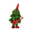 【】歌うクリスマスツリー 踊るクリスマスツリー おもちゃ 真似するぬいぐるみ 動く おしゃべり玩具 言うことを繰り返す おもちゃ LED 発光 電池式 スタイル...