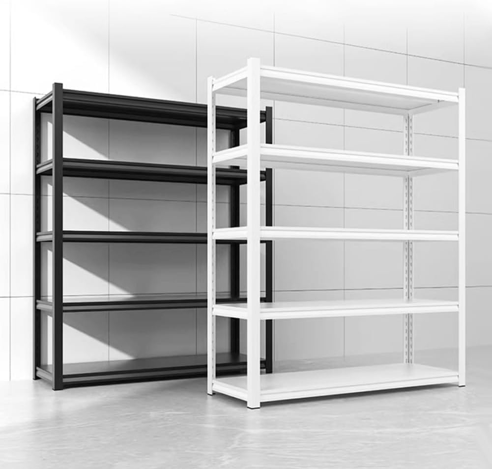 【】5 段 メタルラック 倉庫収納 収納棚 キッチンラック シェルフ 組立簡単 高さ調整可能 頑丈 工場 オフィス 物置 ガレージ スチールラック 業務用 幅 120R5