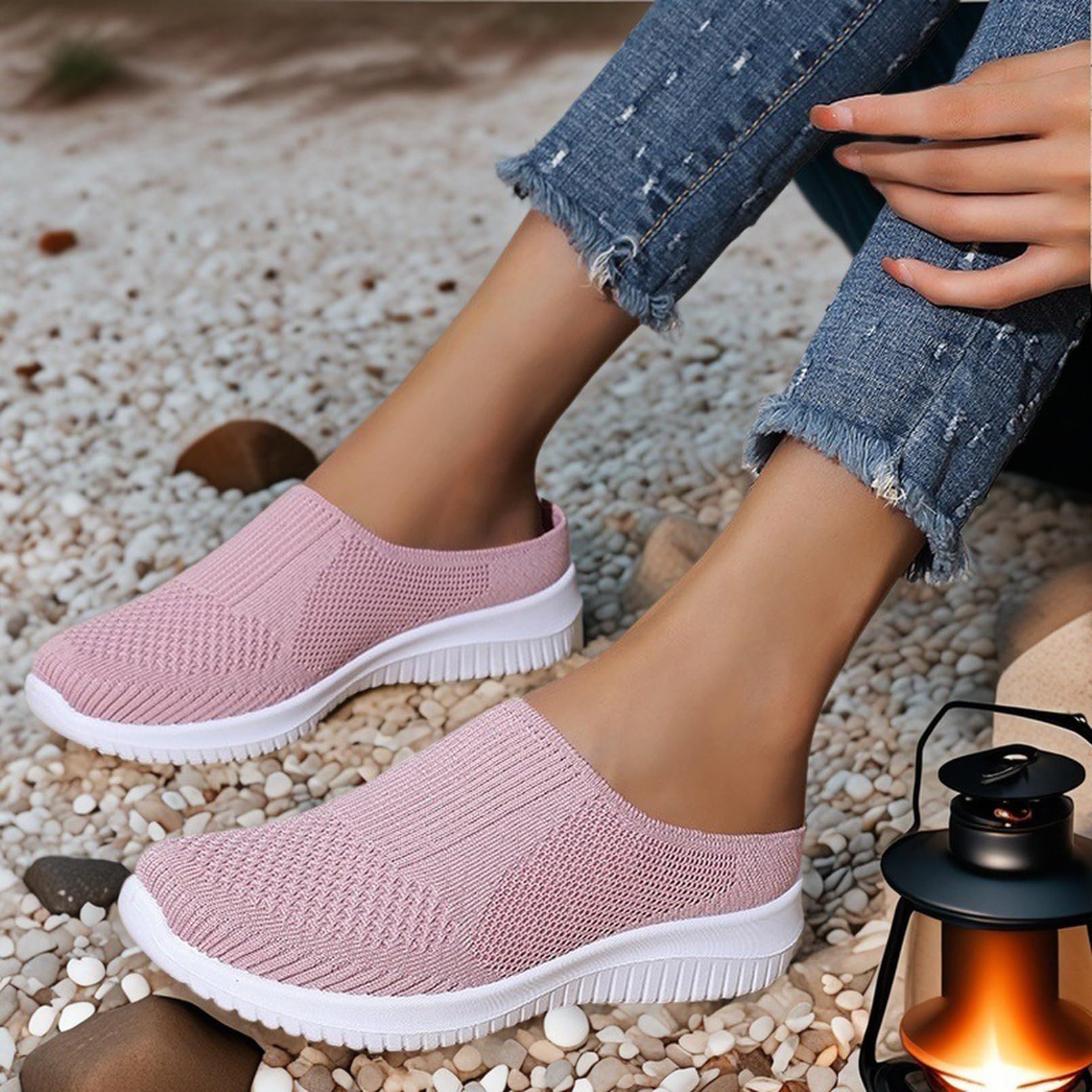 [] 通気 かかとなしスニーカー 軽量 メンズ レディース メッシュサンダル スリッポン スリッパ ウォキング 歩きやすい おしゃれ 厚底 運動靴 カジュアルシューズ トレーニング 靴 超軽量 大きいサイズ