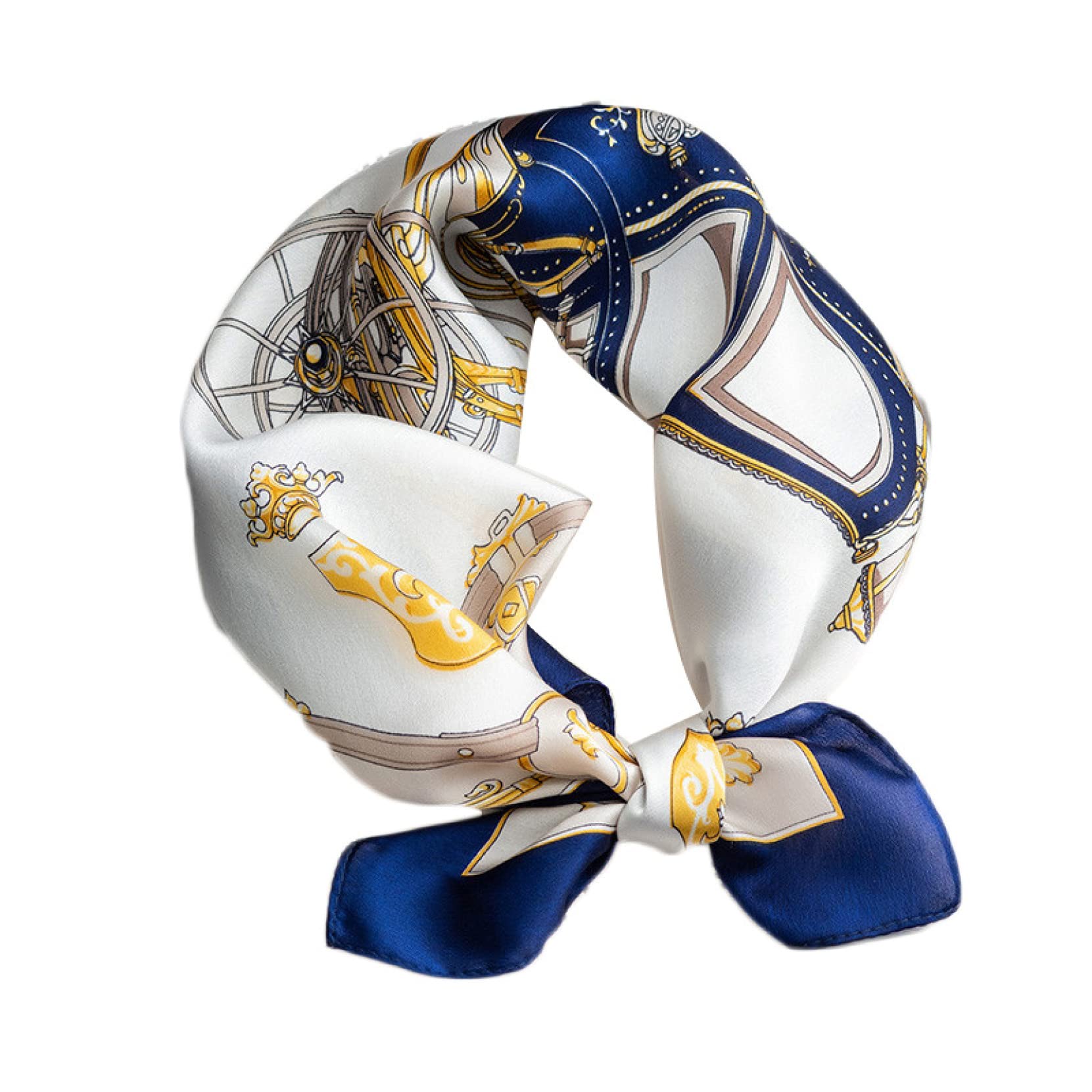 [] スカーフ シルク Free Size レディーススカーフ クールスカーフ天然素材 正方形 UVカット 頭 ヘアバンドスカーフ 夏 濡らすだけ オフィス 乗務員 紫外線対策 熱中症対策 暑さ対策 日焼け防止 おしゃれ かわいい 母の日 冷たい カラー15(3)