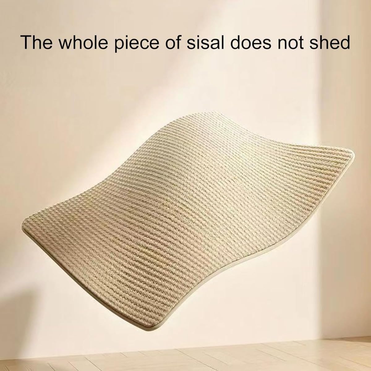 【】小～中型猫用 2in1 サイザルスクラッチベッド リユース可能な爪磨きボード付き 子猫の休息・活動に最適 コンパクト設計 J11