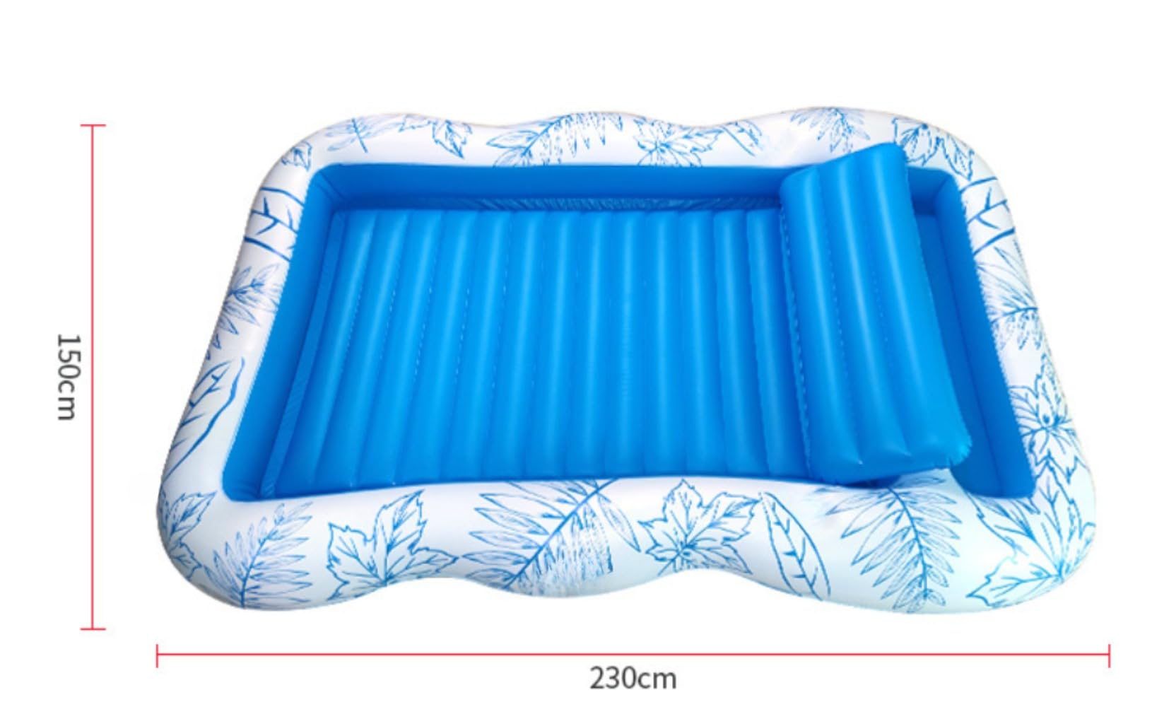 フローティングベッド 大人用 フローティングベッド 水中エアーベッド 水遊び 海遊び 大型 230x150cm 2..