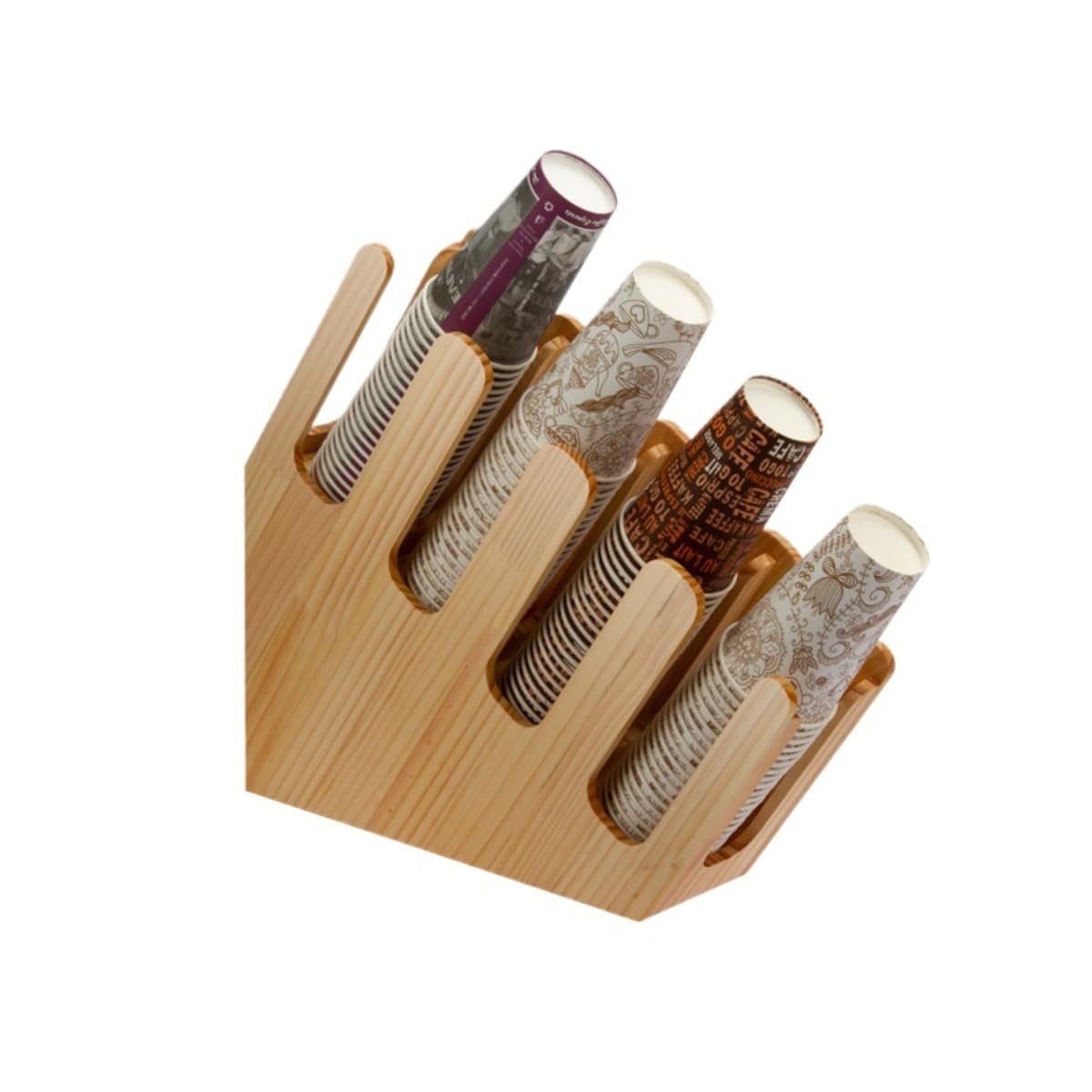 紙コップ、コーヒーカップ・ホルダー、金属製角度調整可能な使い捨てカップ・ホルダー、コーヒーカップ..