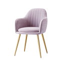 北欧モダン ラグジュアリー メイクチェア|布素材+金属フレーム|多色展開|小さいお部屋にピッタリ|SNS映えする化粧椅子|メンズ・レディース向け |黄金脚、枕な...