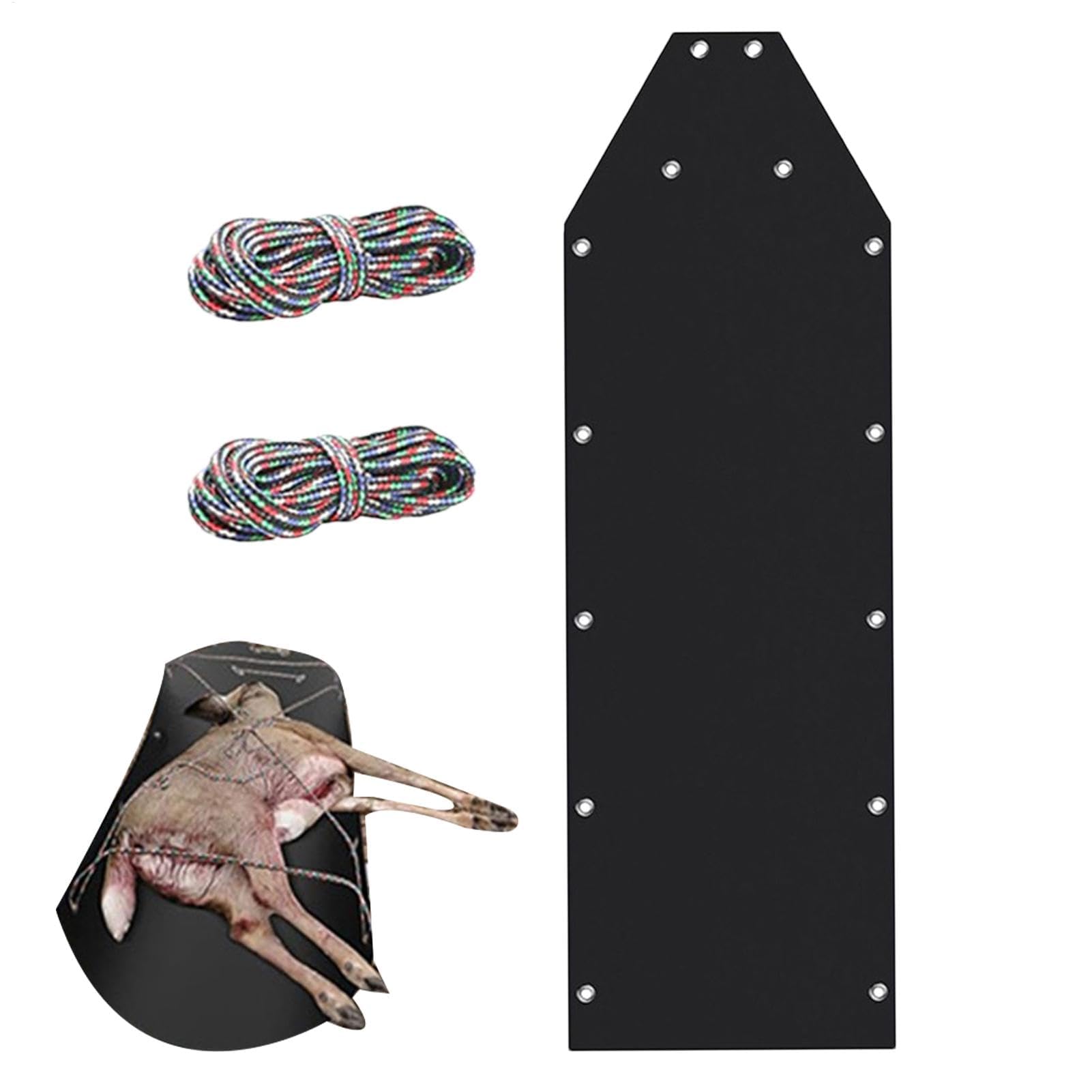 ܥåפ㤨Deer Drag Sled, Reindeer Sled Game Hauler, Ice Fishing Snow for Hauling Gear, Purpose Utility for Hunting, Firewood, Accessories, Black, 23 *76in, High-Density PolyethyleneפβǤʤ2,198ߤˤʤޤ