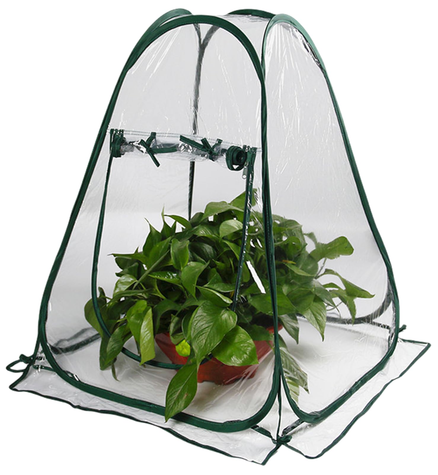 植物温室 温室 ビニールハウス 小型ポップアップ植物温室 ビニール温室 PVCカバー 折りたたみ カバー ..