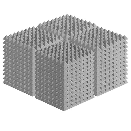 吸音材 防音 壁 50*50cm 厚さ5cm 48枚 緩衝材防音 壁 ウレタン 高密度加工 楽器音響調整 難燃 無臭 ピラミッド型 吸音材 防音 壁 50*50cm 厚さ5cm 48枚 緩衝材防音 壁 ウレタン 高密度加工 楽器音響調整 難燃 無臭 ピラミッド型