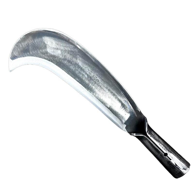 登鎌 両刃登鎌 除草鎌 全鋼 鉈鎌両刃 薪割り手斧 かま カマ 鎌 草刈り 除草 雑草 園芸 ガーデニング 農..