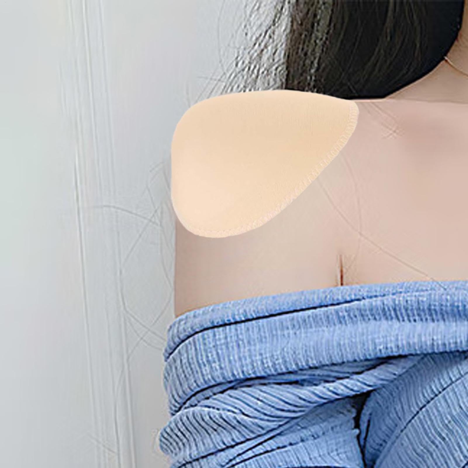 ブラジャーパッド- ペアブラジャーストラップパッド|セットインショルダーブラジャーパッド、スポンジ通気性セットインパッド、ブラジャースーツコートジャケットの服用...