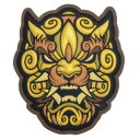MIL-SPEC MONKEY 士気パッチ 唐獅子 Head1 PVCパッチ ベルクロ付き ミルスペックモンキー ミリタリーワッペン ミリタリーパッチ アップリケ スリーブバッジ パッチ ベルクロワッペン Foo Dog PVC カスタムパッチ 装備カスタマイズアクセサリー