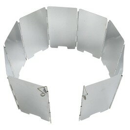 風除板 ウインドスクリーン 折り畳み式 コンパクトサイズ 9枚パネル アルミ製 防風パネル 風防 風よけ 登山 アウトドア ピクニック ストーブ コンロ バーベキューコンロ BBQコンロ 焜炉 クックトップ 焼肉コンロ通販格安セール情報 楽天 通販