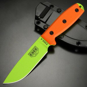 ESEE AEghAiCt ESEE-4 FmO[ ESEE-4P-VG KNIFE G10 Venom Green v[GbW IWnh n LviCt kiCt