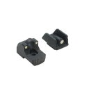 F&F ナイトリングサイトセット 東京マルイ M870タクティカル対応 Type A F&Fガンパーツ 蓄光 照準器 集光サイト フロントサイト リアサイト