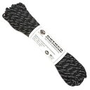 ROTHCO パラコード タイプ3 反射材付き 30m RothcoRT ブラックリフレくティブ | ロープ パラシュートコード 綱 靴紐 靴ひも シューレース...