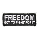 ミリタリーパッチ FREEDOM アイロンシート付 ミリタリーワッペン アップリケ 記章 徽章 襟章 肩章 胸章 階級章 スリーブバッジ