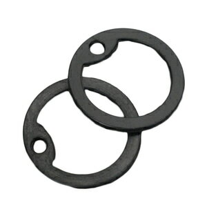 ドッグタグ サイレンサー 2枚 ブラック 8390 ラバー | ドックタグ 認識票 DOG TAG つやあり 艶あり つやなし メンズアクセサリー ドッグタグパ...