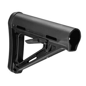 楽天アウトドア＆輸入雑貨 レプマートMAGPUL バットストック MOE Carbine Stock ミルスペックチューブ対応 AR-15/M4系トイガン用 MAG400 [ ブラック ] マグプル カービンストック M4ストック ARストック 樹脂製ストック 樹脂製銃床 樹脂ストック ライフルストック 銃床 ガンストック モエストック