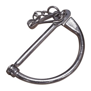 ドイツ軍放出品 ダッフルバッグ用Dカン 鉄製 キャリングハンドル [ チェーン固定式 ] ドイツ連邦軍 ダッフルバッグロック バッグアクセサリー ミリタリー 軍物 軍払い下げ品