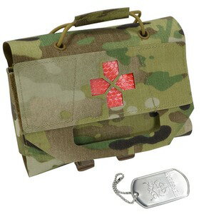 REPSGEAR メディックポーチ MOLLE対応 マイクロトラウマキット PTP025 [ マルチカム ] メディカルポーチ EMTポーチ EMSポーチ 救急ポーチ ミリタリーポーチ 軍用ポーチ レプズギア 医療ツール用 モールシステム 応急処置ポーチ ファーストエイドポーチ 救急用ポーチ