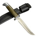 Buck アウトドアナイフ Pathfinder Pro 105 レザーシース付き バックナイフ パスファインダープロ BU105GRS1 ハンティングナイフ 登山 魚釣り フィッシング キャンプ 狩猟 サバイバル ハンターナイフ ハンティング 刃物 キャンプナイフ 渓流ナイフ(4)