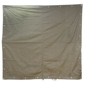 ドイツ軍放出品 テントシート 軍幕 Strichtarn レインカモ [ 可 ] 軍幕テント パップテント 野営 キャ..