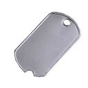 ドッグタグプレート つや消し ステンレス 切り欠きタイプ ドックタグ 認識票 DOG TAG つやあり 艶あり つやなし メンズアクセサリー 識別票 Dog T...