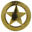 コンチョ レンジャースター 29mm 真鍮 ハンドメイド 長財布 ロングウォレット 革製品 レザークラフト 材料 資材 パーツ 星型コンチョ レザークラフト資材...