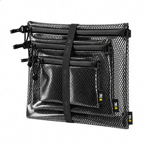 M-TAC オーガナイザーセット Zip Pocket Elite 3サイズセット 10459 [ ブラック ] ...