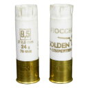 FLOCCHI 空薬きょう 12ゲージ GOLDEN COMPENTION 薬莢 使用済み ショットガン 散弾銃 競技 クレー射撃 12番 12G 空薬莢 散弾 ショットシェル