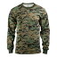 Rothco Tシャツ 長袖 ウッドランドデジタル 5494 [ Mサイズ ] ロングTシャツ ロンT 長そで 長袖Tシャツ 軍服 戦闘服 BDU