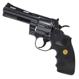 クラウンモデル エアガン COLT PYTHON 4インチ 10歳以上  ライブカート .357マグナム リボルバー エアーコッキング トイガン 10禁 コルトパイソン エアーガン エアピストル エアコキ オートピストル 自動拳銃 自動式拳銃 オートマチックピストル 遊戯銃