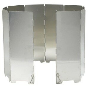 風除板 ウインドスクリーン 折り畳み式 キャンプ用品 10枚パネル アルミ製 防風パネル 風防 風よけ 登山 アウトドア ピクニック ストーブ コンロ バーベキューコンロ BBQコンロ 焜炉 クックトップ 焼肉コンロ通販格安セール情報 楽天 通販