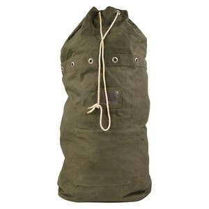 ハンガリー軍放出品 ダッフルバッグ コットン製 [ 可 / 小 ] リュックサック ミリ...